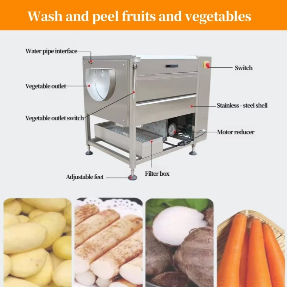 Potato Washing Cleaning Machine