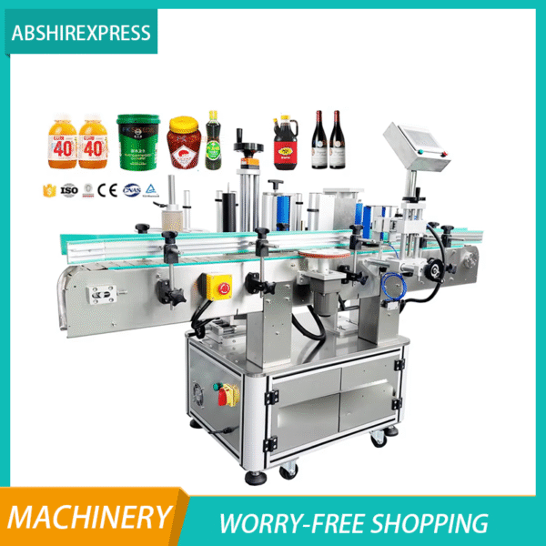 High-Speed Automatic Labeling Machine Head for Flat Surface Sticker Application