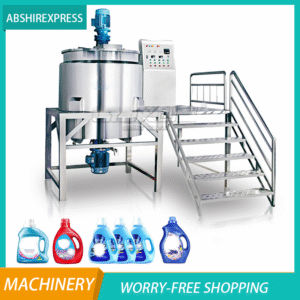 Detergent Making Machine Cosmetic Lotion Shampoo Liquid Soap Making Machine Blending Tank Mixing Mixer