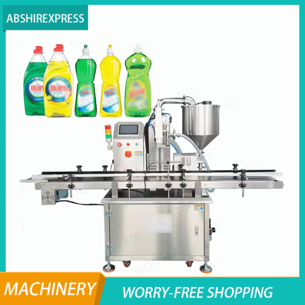 Fully Automatic Vertical Liquid Filling Machine for Disinfectant Bottles