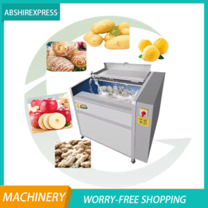 High Quality Electric Sweet Potato & Vegetable Peeling Machine Fresh Vegetables and Fruit Washing Machine