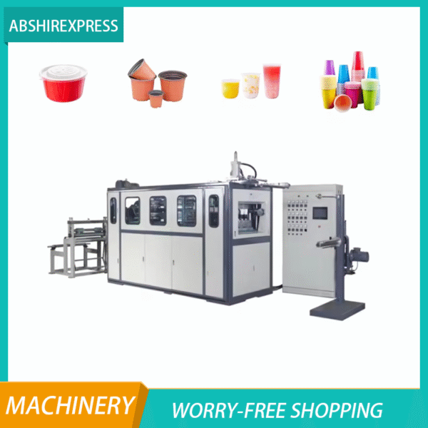 Fully Automatic Thermoforming Machine for Disposable Plastic Coffee Cups