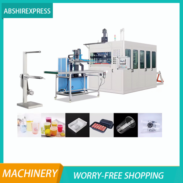 Fully Automatic Hydraulic Thermoforming Machine for Disposable Plastic Cups, Bowls, and Plates