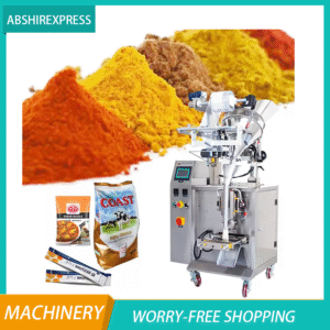 Automatic Powder Pouch Packing Machine for Spices, Detergent, Flour, and Milk Powder