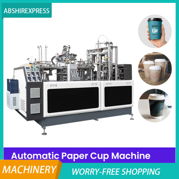 High-Speed Single Plate Open Cam Paper Cup Machine